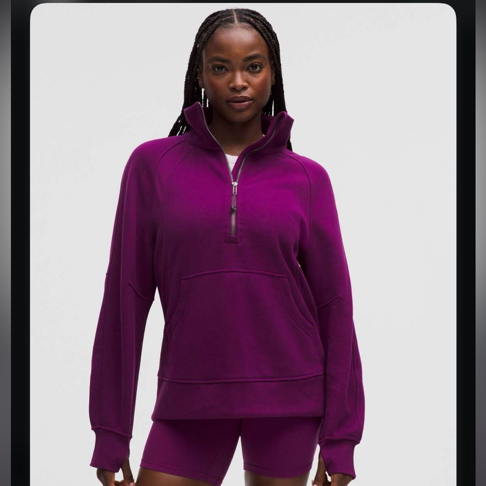 NWT Scuba Oversized Funnel-Neck Half Zip
Long size XL/XXL Chilled Grape